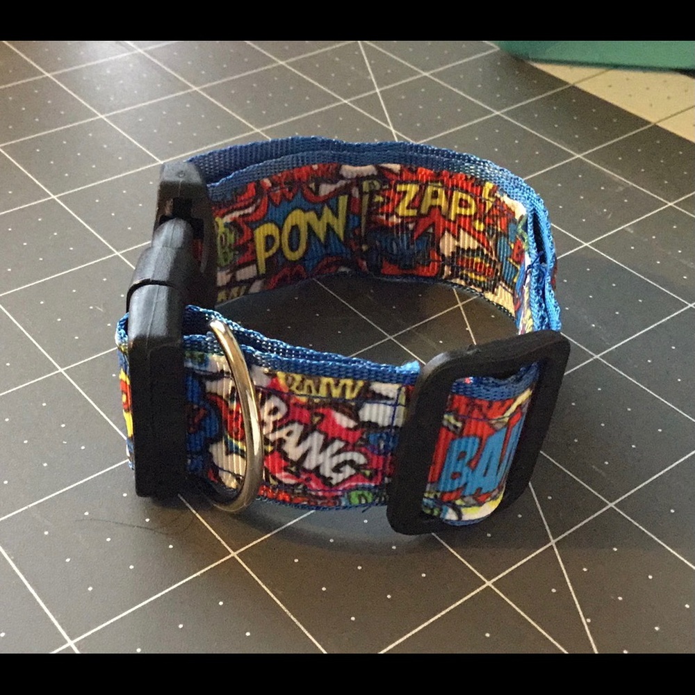 Dog Collar Superpower Print